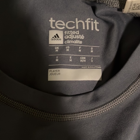 Gray Adidas T-Shirt. Great condition, medium - Picture 2 of 2